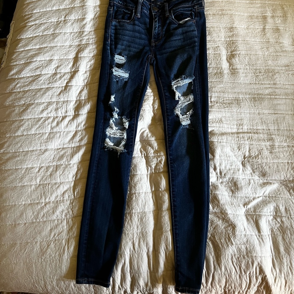 American Eagle high rise skinny jeans